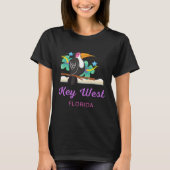 Key West Florida Beach Toucan Tシャツ (正面)