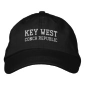 Key West Florida Embroidered Baseball Hat 刺繍入りキャップ (正面)