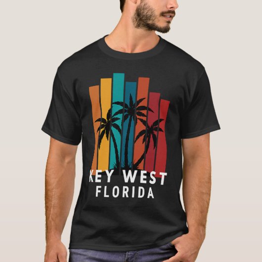 Key West Florida Family Vacation Beach Tropical Tシャツ (正面)