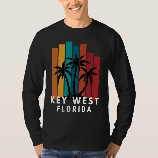 Key West Florida Family Vacation Beach Tropical Tシャツ (正面)