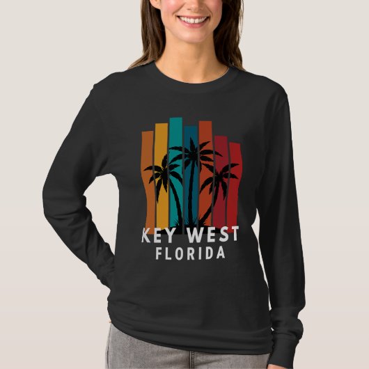 Key West Florida Family Vacation Beach Tropical Tシャツ (正面)