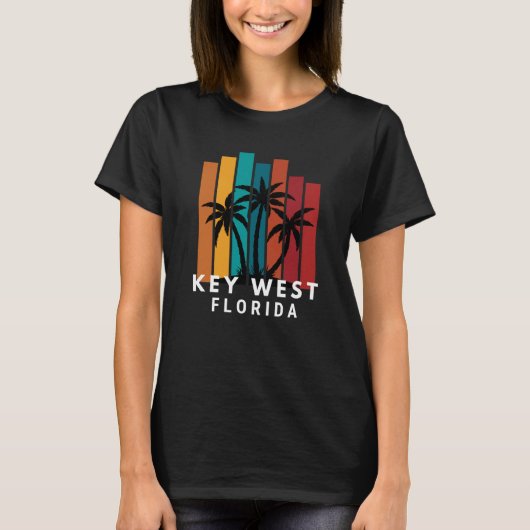 Key West Florida Family Vacation Beach Tropical Tシャツ (正面)