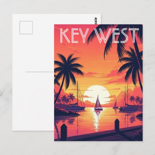 Key West Florida Postcard ポストカード (正面/裏面)