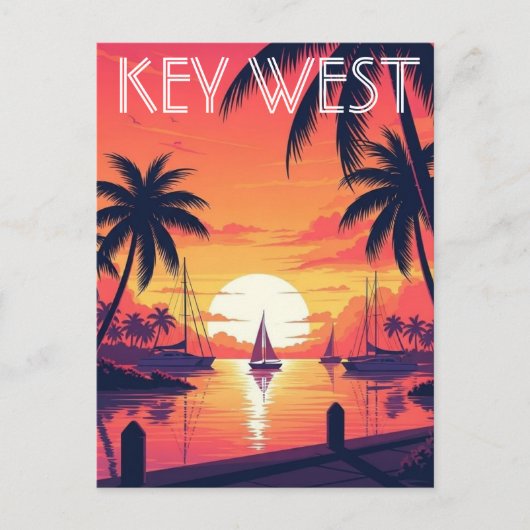 Key West Florida Postcard ポストカード (正面)