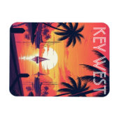 Key West Florida Postcard マグネット (横)