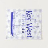 Key West Florida Sailing タペストリー (正面(横))
