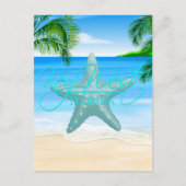 Key West Florida Starfish ポストカード (正面)