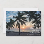 Key West, Florida Sunset Destination Wedding  セーブザデート (正面)