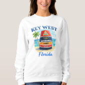 Key West Florida Sunset Island Sweatshirt スウェットシャツ (正面)