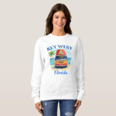 Key West Florida Sunset Island Sweatshirt スウェットシャツ (正面フル)