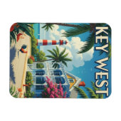Key West Florida Travel マグネット (横)