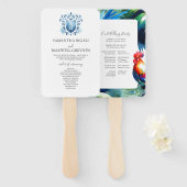 Key West Florida Wedding Program ハンドファン (正面&裏面)