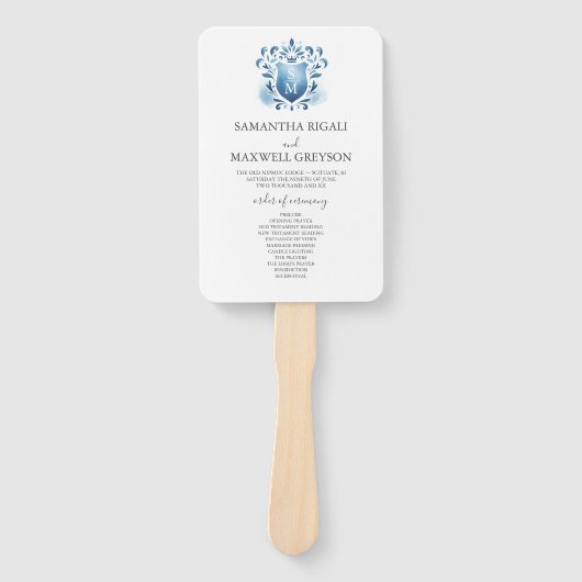 Key West Florida Wedding Program ハンドファン (正面)
