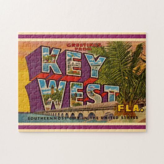 Key West Greeting 11x14 Jigsaw Puzzle ジグソーパズル (横)