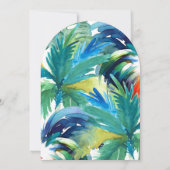 Key West Inspired Tropical Bridal Shower 招待状 (裏面)