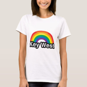 KEY WEST LGBTのプライドの虹- .PNG Tシャツ