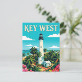 Key West Lighthouse ポストカード (スタンド正面)