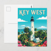 Key West Lighthouse ポストカード (正面/裏面)