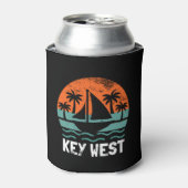 Key West Sunset Retro Vacation 缶クーラー (缶正面)