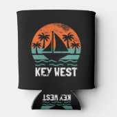 Key West Sunset Retro Vacation 缶クーラー (裏面)