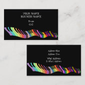 Keybaord -音楽業界カード 名刺 (正面/裏面)