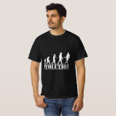 Keyboard Instrument Music Evolution for keyboarder Tシャツ (正面フル)