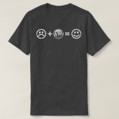 Keyboard Music Makes Happy Gift Keyboard Player Lo Tシャツ (デザイン正面)