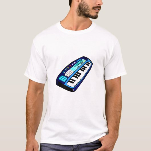 KeyboardElectricBlue Tシャツ (正面)