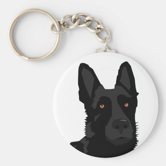 Keychain黒いジャーマン シェパード キーホルダー Zazzle Co Jp