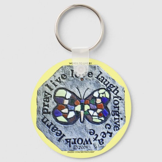 KEYCHAINによって生きる単語 キーホルダー (正面)