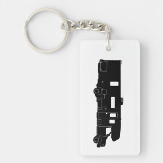 KeychainのクラスC Motorhomeのシルエット キーホルダー