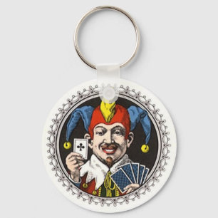 KEYCHAINのジョーカー王室のなカードプレーヤークラブカードプレーヤー キーホルダー