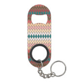Keychainの南西シェブロンのジグザグ形の栓抜き キーホルダー栓抜き (裏面)