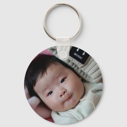KEYCHAINへの写真 – 写真の追加 キーホルダー (正面)