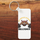 Keychainをパーソナライズした「オリンピアの努力」 キーホルダー (正面)