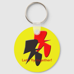 Keychainを一緒に飛ばそう キーホルダー