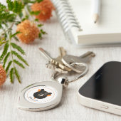 Keychainイエローストーンくま キーホルダー (側面)