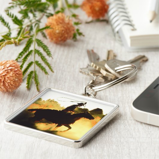 Keychainカウボーイ1 キーホルダー (側面)