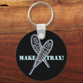 KEYCHAINスノーシューズをクロススノーシューズはTraxを作る! キーホルダー (正面)