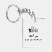 Keychainソーシャルワーカー キーホルダー (正面左)