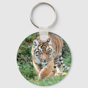 keychainフォトタイガー、動物0190。 キーホルダー