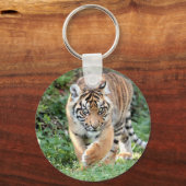 keychainフォトタイガー、動物0190。 キーホルダー (正面)