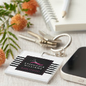 Keychainモダンな美容師 キーホルダー (正面右)