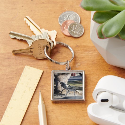 keychain上のtimelessimagingロゴ。 キーホルダー (デスク)
