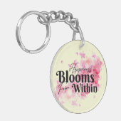 Keychain内からのHappiness開花 キーホルダー (正面左)