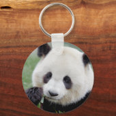 keychain写真ジャイアントパンダ、動物0216。 キーホルダー (正面)