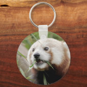 keychain写真赤いパンダ、動物0326。 キーホルダー (正面)