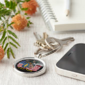 Keychain特殊部隊のベトナムの第5抜け目がない獣医 キーホルダー (側面)