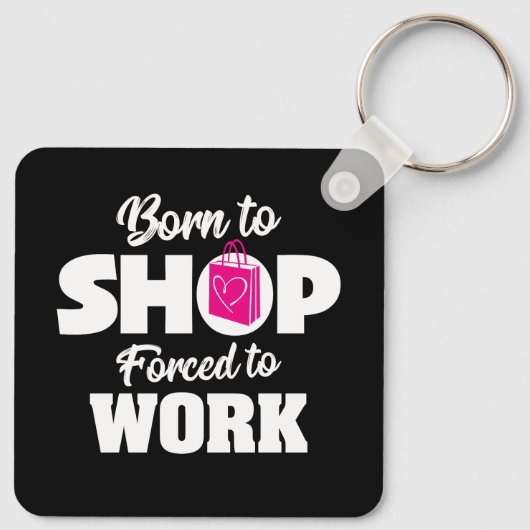 Keychain生まれの使用を強制された購入 キーホルダー (裏面)