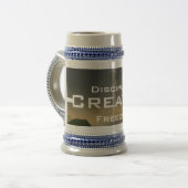 Keychain ビールジョッキ (正面左)